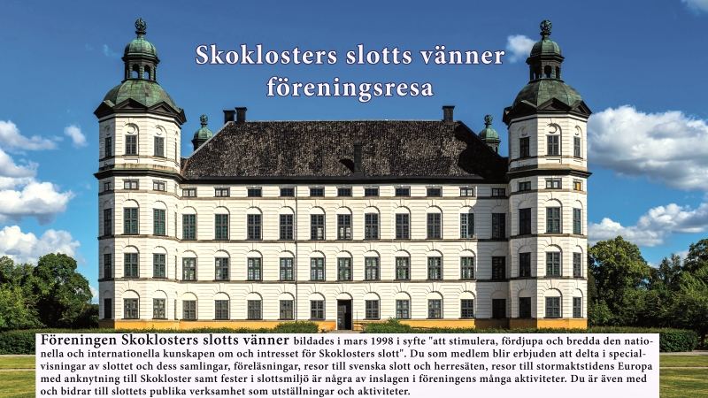 Skoklosterslotts Vnner p kulturresa till Krakow